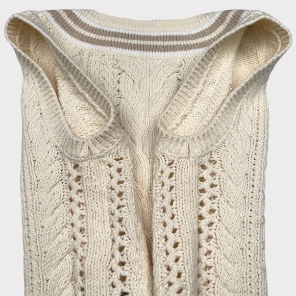 NWOT Rag & Bone Brandi Stripe Cable Knit Slim Vest Women's Size Small - Picture 10 of 14